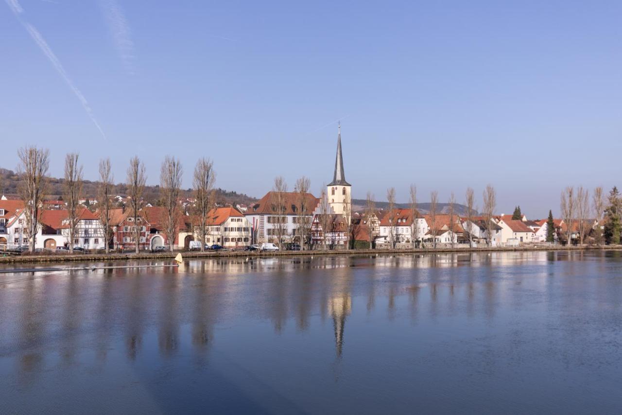 Hotel Maindrei - Schlafen Am Fluss Margetshöchheim Exterior foto