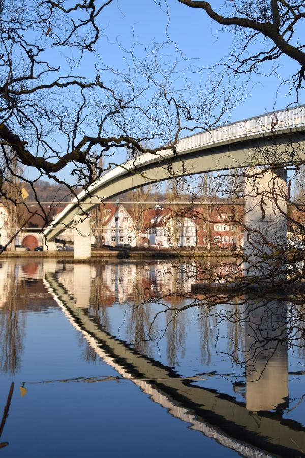 Hotel Maindrei - Schlafen Am Fluss Margetshöchheim Exterior foto